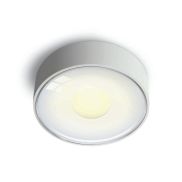 ONE Light Indoor/Outdoor Points lumineux - plafonnier extérieur - Ø 10,7 x 3,7 cm - 6W LED dimmable inclus - IP65 - blanc