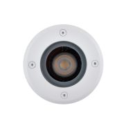 Roi Du Luminaire Hades - spot au sol rond pour l'extérieur - Ø 110 mm, Ø100 mm à encastrer - IP67 - blanc