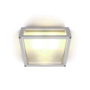 ONE Light Outdoor E27 Square - plafonnier extérieur - 25 x 25 x 9,5 cm - IP54 - blanc