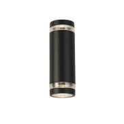 Searchlight Austin - applique d'extérieur - 8 x 24 cm - IP44 - noir