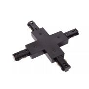 Lucide Track X coupler - Système de voie monophasé - 230V - Noir