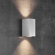 Nordlux Canto Maxi Kubi 2 - applique murale extérieure - 8,7 x 17 x 10 cm - IP44 - blanc