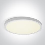 ONE Light Plafo - plafonnier - Ø 60 x 2,7 cm - 50W LED inclus - blanc