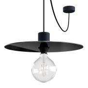 Creative Cables Elegant - lampe suspendue - Ø 40 x 514,8 cm - IP65 - noir
