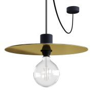 Creative Cables Elegant - lampe suspendue - Ø 40 x 514,8 cm - IP65 - cuivre et or (interchangeables)