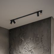 Nova Luce Oso - Applique murale - 120 x 3,5 x 10,5 cm - noir