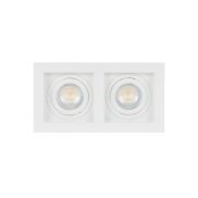 Projectlight Bloq 2L - spot encastré - 180 x 100 mm, 171 x 92 mm taille d'encastrement - blanc