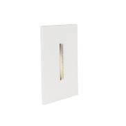 Nova Luce Passaggio - applique à encastrer - 37 x 37 mm, Ø 32 mm encastré - 1W LED inclus - IP54 - blanc