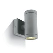 ONE Light GU10 Outdoor Cylinders - applique murale d'extérieur - Ø 6,5 x 14,2 cm - IP54 - gris