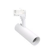 Maxlight Shinemaker - spot sur rail - système de rail triphasé - Ø 5,5 x 19,6 cm - 15W LED dimmable inclus - blanc