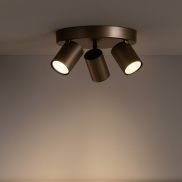 Projectlight Phoebe - spot en saillie 3L - Ø 21 x 7 cm - bronze