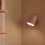 Nordlux Gaston - applique - Ø 19,5 x 19,5 cm - rose poudré