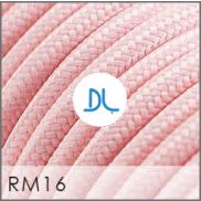Daylight Italia - cordon textile - par 100 cm - rose pâle