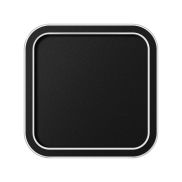 ETH Loïs – plafonnier – 30 x 30 x 5 cm – 3 niveaux de gradation – LED 24W inclus – IP44 – noir