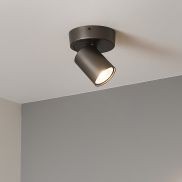 Projectlight Phoebe - spot en saillie - Ø 10 x 10 cm - bronze