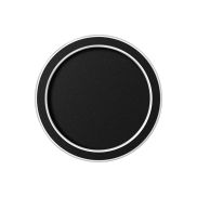 ETH Loïs - plafonnier - Ø 23 x 5 cm - 3 niveaux de gradation - 15W LED inclus - IP44 - noir