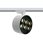 ONE Light Dark Light Tubes - spot sur rail - système de rail triphasé - Ø 13,5 x 7,7 cm - 36W LED inclus - blanc