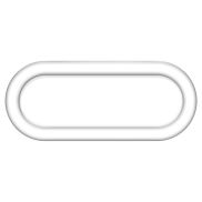 ETH Loïs – plafonnier – 40 x 4,5 cm – 3 niveaux de gradation – LED 15W inclus – IP44 – blanc