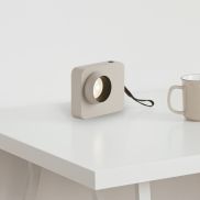 Nova Luce Kedros - lampe à poser rechargeable -  14 x 11 x 5 cm - 3W dimmable LED inclus - beige