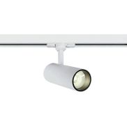 ONE Light COB Cylinder - spot sur rail avec COB LED - système de rail triphasé - Ø 5,5 x 14,7 cm - 10W LED inclus - blanc - couleur de lumière blanc chaud
