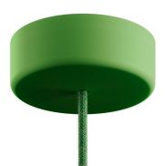 Creative Cables Eiva - cache plafond en silicone souple - ø 12,5 x 4 cm - IP65 - vert