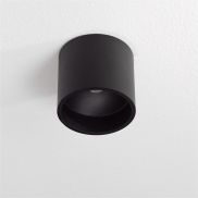 Artdelight Ormond - plafonnier - Ø 11 x 10 cm - 7W LED dimmable inclus - IP54 - noir