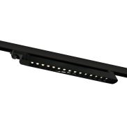 ONE Light Rail linéaire LED orientable - spot sur rail - système de rail triphasé - 48 x 3,3 x 4,5 cm - 15 x 1W LED inclus - noir