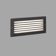 Faro Stripe III - applique encastrée - 23,3 x 7,7 x 10 cm - 5W LED inclus - IP54 - gris foncé
