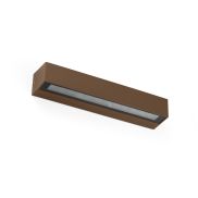 Faro Doro - applique murale - 38 x 7,5 x 5,8 cm - 20W LED inclus - IP65 - brun