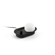 Faro Maya - applique/table - 12,2 x 8,7 x 8,9 cm - noir