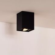Lucide Tube - spot de plafond - 9 x 9 x 12 cm - noir
