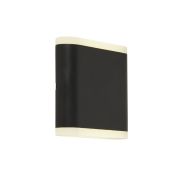 Searchlight Amble - Applique d'extérieur - 11,5 x 11 cm - 8W LED inclus - IP44 - noir