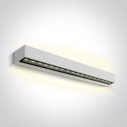 ONE Light Linear Outdoor Series Double Sided - applique murale - 50 x 7,6 x 6,6 cm - 2 x 13W LED inclus - IP65 - blanc