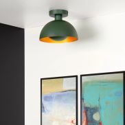 Lucide Siemon - plafonnier - Ø25 x 19 cm - vert