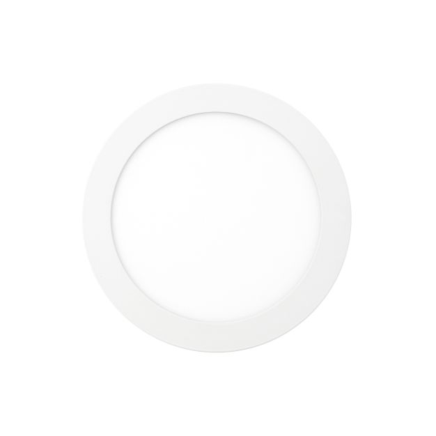 Nova Luce Panel - spot encastré - Ø 12 x 2 cm - 6W LED inclus - blanc