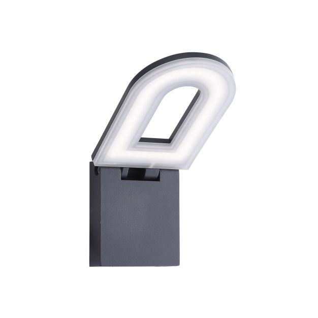 Searchlight Manhattan - Applique d'extérieur - 10 x 25 cm - 10W LED inclus - IP44 - gris foncé