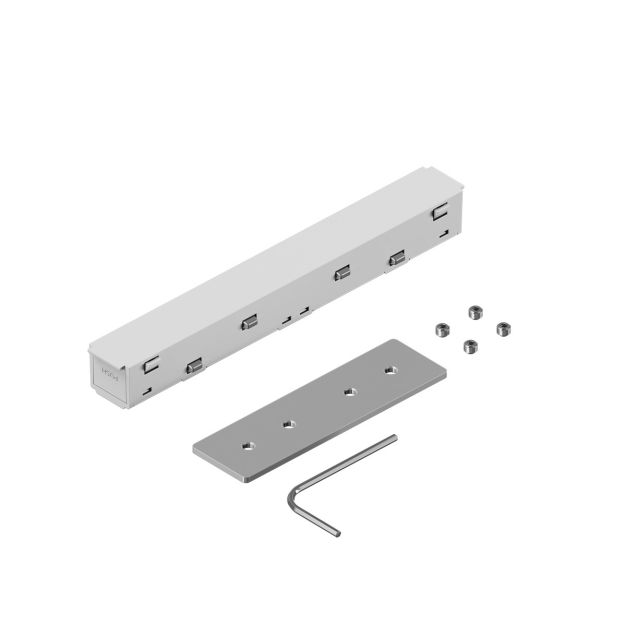 VK Lighting Eiva - système de rail magnétique - connecteur électrique et mécanique pour profilé de montage - blanc