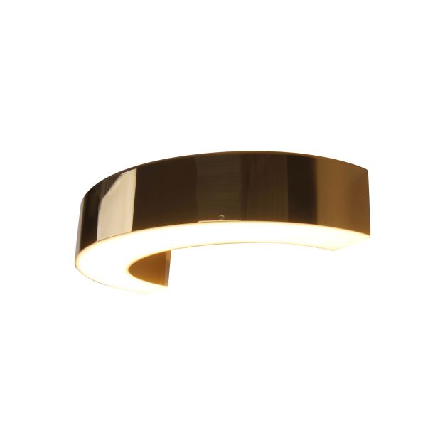 Maxlight Lotus - applique murale - 30 x 13 x 5,1 cm - 7W LED inclus - or