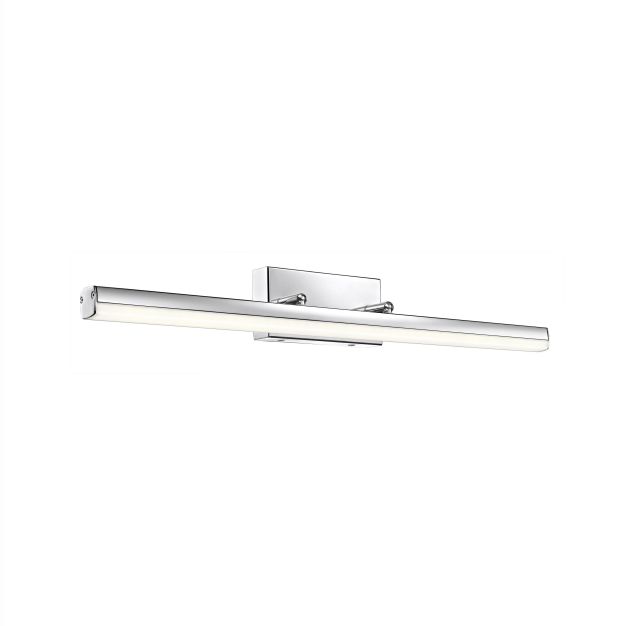 Nova Luce Vanese - miroir lumineux - 63 x 7,5 x 7,5 cm - 18W LED inclus - IP44 - chrome