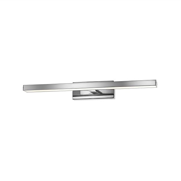 Nova Luce Modena - miroir lumineux - 49 x 9 x 6,5 cm - 12W LED inclus - IP44 - chrome