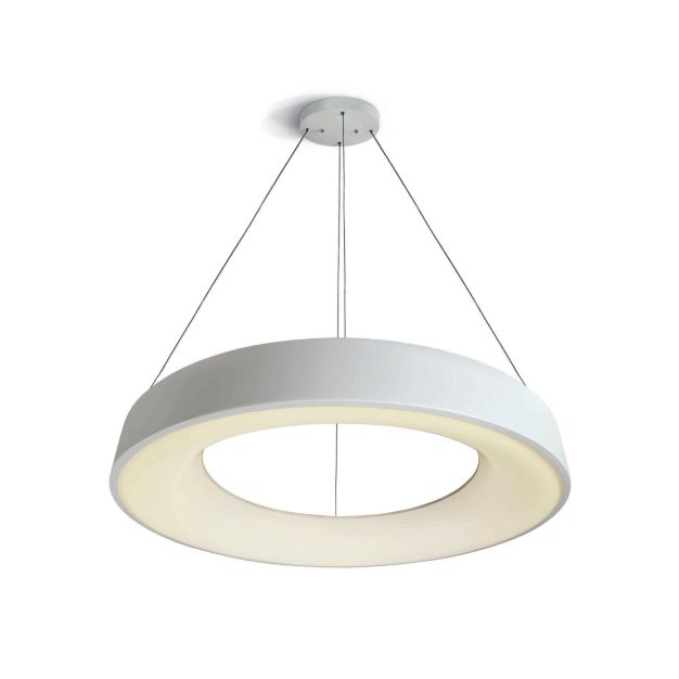 ONE Light LED Suspension Rings - lampe suspendue - Ø 78 x 150 cm - 80W LED inclus - blanc