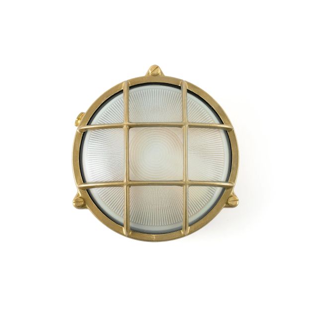 Faro Noray - applique murale - Ø 19 x 10 cm - IP65 - laiton