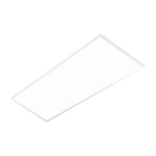 Century Italia P-Quadro Advance - plafonnier - 119,5 x 59,5 x 1 cm - 64W LED inclus - IP43 - blanc