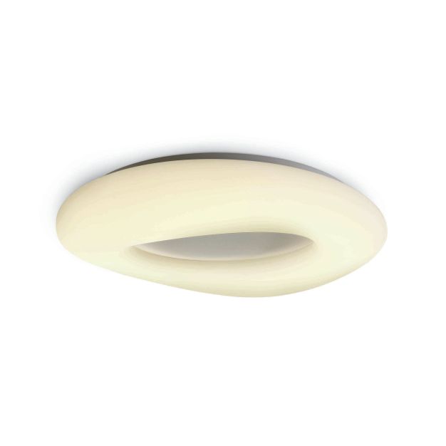 ONE Light Série Cloud - plafonnier - Ø 60 cm - 40W LED inclus - blanc