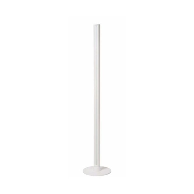 Artdelight Frankfurt - lampadaire - interrupteur tactile à 3 positions - 154 cm - 20W LED inclus - blanc