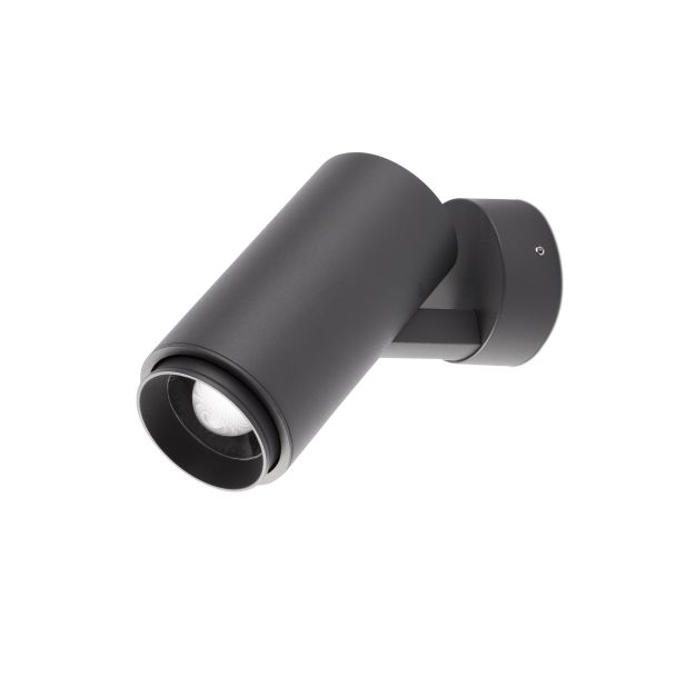 Faro Plom - applique murale extérieure - 20 x 8 x 8 cm - 8,5W LED inclus - IP64 - gris foncé