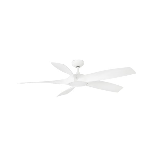 Faro Cocos - ventilateur de plafond avec lumière et télécommande - Ø 137 cm - 20W LED inclus - blanc