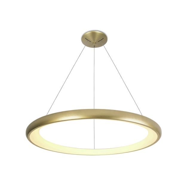 ONE Light LED Suspension Rings - lampe suspendue - Ø 61 x 120 cm - 50W LED inclus - laiton brossé
