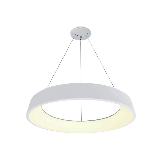 ONE Light LED Suspension Rings - lampe suspendue - Ø 60 x 10,8 cm - 42W LED inclus - blanc