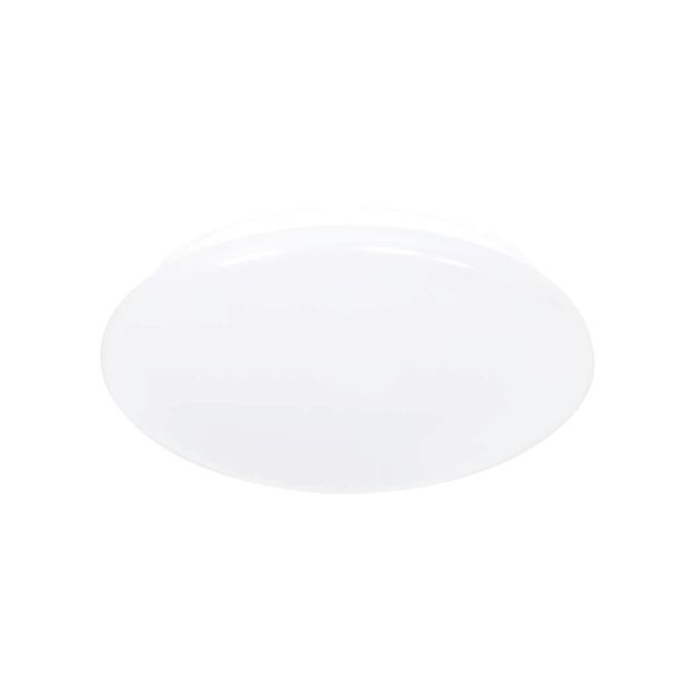 Nordlux Montone - plafonnier de salle de bains - Ø 25 x 8 cm - 8W LED inclus - IP44 - blanc